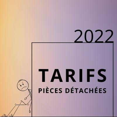 Tarifs 2022